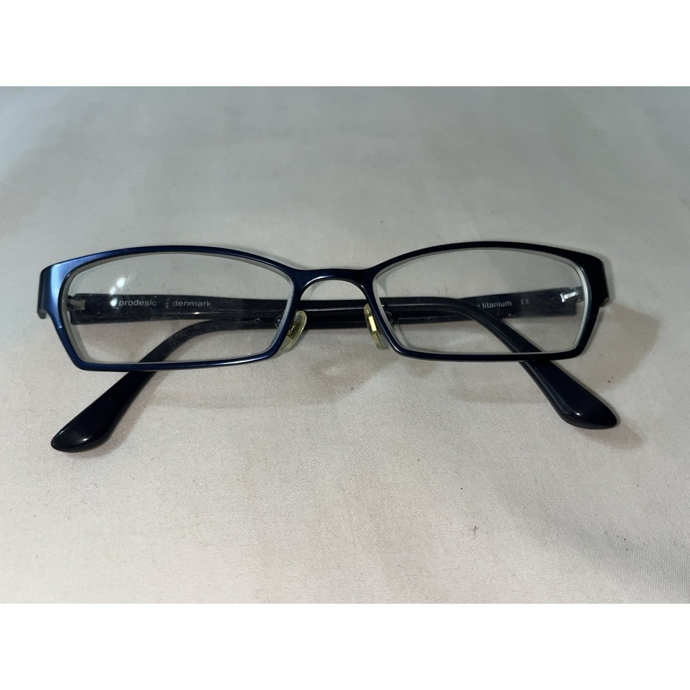 Prodesign Denmark Eyeglasses Pure Titanium Blue Full Rim